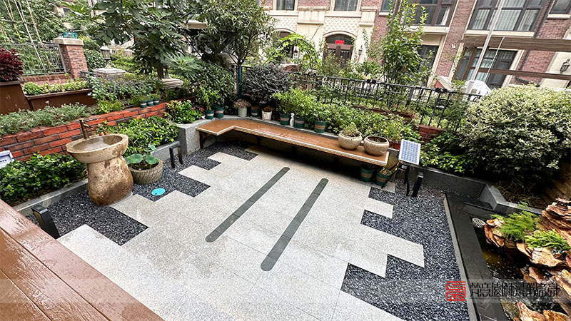 鄭州天倫莊園32㎡庭院設(shè)計(jì)