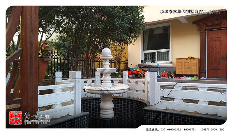 泰然華園別墅庭院設(shè)計(jì)施工現(xiàn)場(chǎng)圖