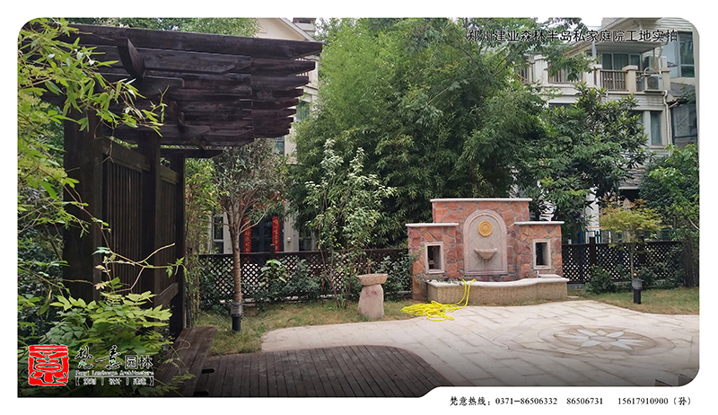 別墅庭院設(shè)計(jì)施工現(xiàn)場(chǎng)圖