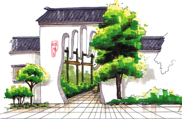 山西陽泉花果山生態(tài)美食城設(shè)計(jì)