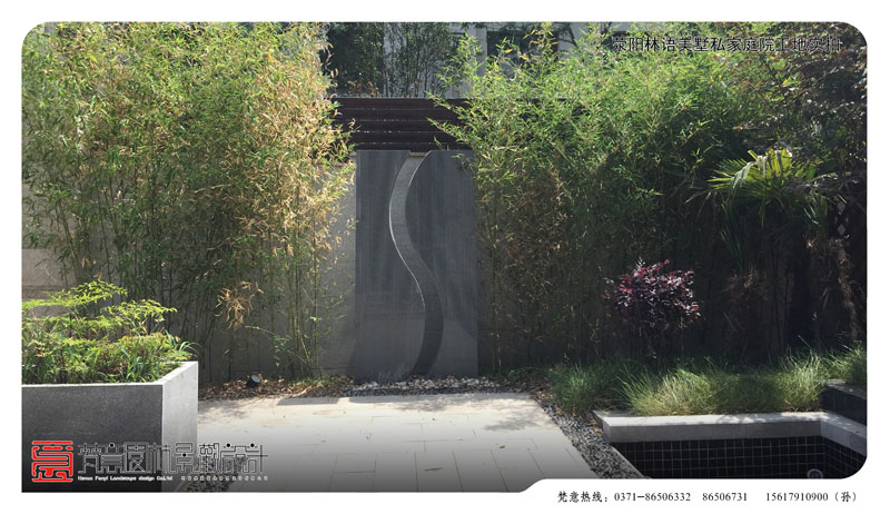 鄭州私家庭院設(shè)計,林語美墅私家庭院你設(shè)計